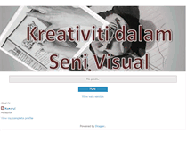 Tablet Screenshot of kreativiti-dalam-seni.blogspot.com