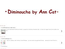 Tablet Screenshot of diminouchabyanncat.blogspot.com