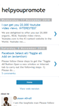 Mobile Screenshot of helpyoupromote.blogspot.com