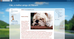Desktop Screenshot of caomelhoramigodohomem.blogspot.com