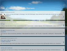 Tablet Screenshot of caomelhoramigodohomem.blogspot.com