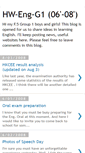Mobile Screenshot of hwf4eng0607.blogspot.com