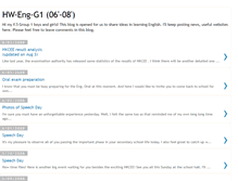 Tablet Screenshot of hwf4eng0607.blogspot.com