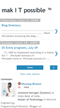 Mobile Screenshot of makitpossible.blogspot.com