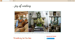Desktop Screenshot of joyofnesting.blogspot.com
