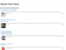 Tablet Screenshot of dreamstuffstore.blogspot.com