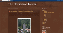 Desktop Screenshot of horseshoejournal.blogspot.com