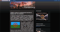 Desktop Screenshot of antifaszafra.blogspot.com