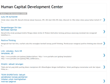 Tablet Screenshot of humancapitaldevelopmentcenter.blogspot.com