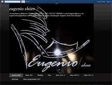 Tablet Screenshot of eugenioshoes.blogspot.com