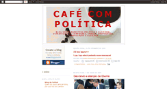 Desktop Screenshot of cafecompoliticanews.blogspot.com