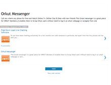 Tablet Screenshot of messenger-orkut.blogspot.com