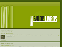 Tablet Screenshot of bau-dos-livros.blogspot.com