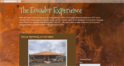 Desktop Screenshot of ecuadorexperience.blogspot.com