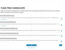 Tablet Screenshot of dailyfreehoroscope.blogspot.com