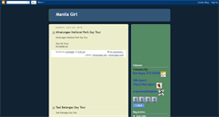 Desktop Screenshot of manilagrl.blogspot.com