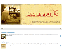 Tablet Screenshot of cecilesattic.blogspot.com