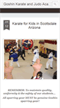 Mobile Screenshot of goshinkarate.blogspot.com