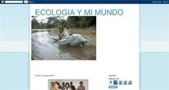 Desktop Screenshot of ecologiaymimundo.blogspot.com