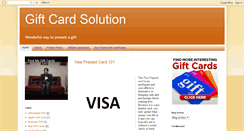 Desktop Screenshot of giftcardsolutions.blogspot.com