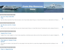 Tablet Screenshot of cruiseshipblog.blogspot.com