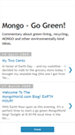 Mobile Screenshot of mongo-gogreen.blogspot.com