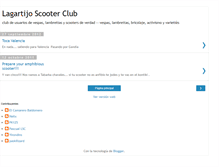 Tablet Screenshot of lagartijoscooterclub.blogspot.com