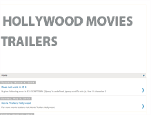 Tablet Screenshot of moviestrailershollywood.blogspot.com