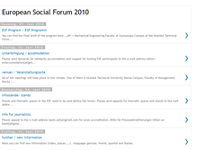 Tablet Screenshot of europeansocialforum2010.blogspot.com