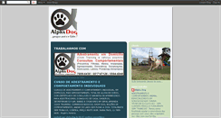 Desktop Screenshot of alphadogcomportamento.blogspot.com