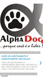 Mobile Screenshot of alphadogcomportamento.blogspot.com