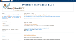 Desktop Screenshot of businessresourcesblog.blogspot.com