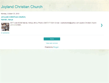 Tablet Screenshot of joylandchristianchurch.blogspot.com