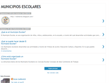 Tablet Screenshot of municipiosescolares.blogspot.com