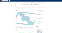 Desktop Screenshot of depoisdoadeus.blogspot.com