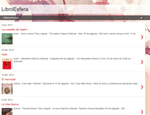 Tablet Screenshot of libroesfera.blogspot.com