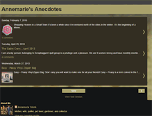 Tablet Screenshot of annemariesanecdotes.blogspot.com