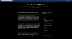 Desktop Screenshot of gear4gearheads.blogspot.com