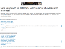 Tablet Screenshot of online-geld-test.blogspot.com