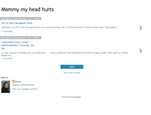 Tablet Screenshot of mommymyheadhurts.blogspot.com