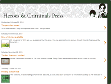 Tablet Screenshot of heroesandcriminalspress.blogspot.com