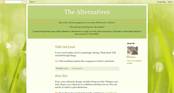 Desktop Screenshot of listofalternatives.blogspot.com