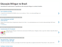 Tablet Screenshot of educacaobilingue.blogspot.com