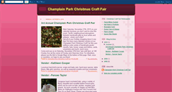 Desktop Screenshot of champlainparkxmasfair.blogspot.com