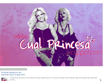 Tablet Screenshot of cualprincesa.blogspot.com