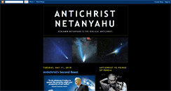 Desktop Screenshot of antichristnetanyahu.blogspot.com