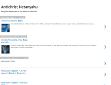 Tablet Screenshot of antichristnetanyahu.blogspot.com