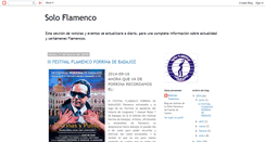 Desktop Screenshot of noticiasflamenco.blogspot.com