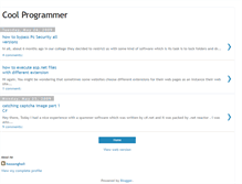 Tablet Screenshot of koolprogrammer.blogspot.com