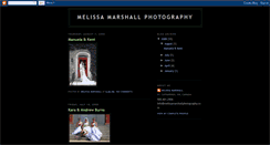 Desktop Screenshot of melissamarshallphotography.blogspot.com